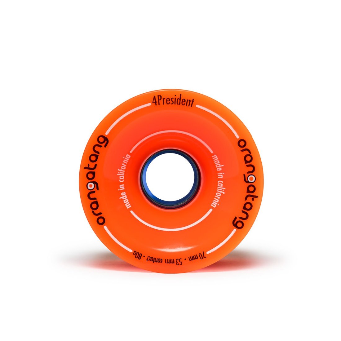 Orangatang 4President, 70mm orange – Skate Planet Thailand