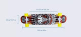 KOSTON Freeride Style Longboard complete  9ply Canadian Maple - Skate Planet Thailand