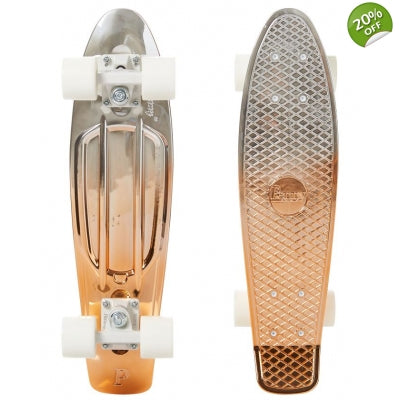 Penny Skateboard White Copper 22" Plastic Complete - Skate Planet Thailand