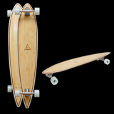 Longboard 42" x 9" USA Hardrock Maple / Bamboo - Skate Planet Thailand